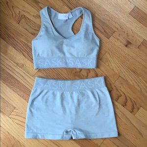 NWOT Saski Bra & shorts